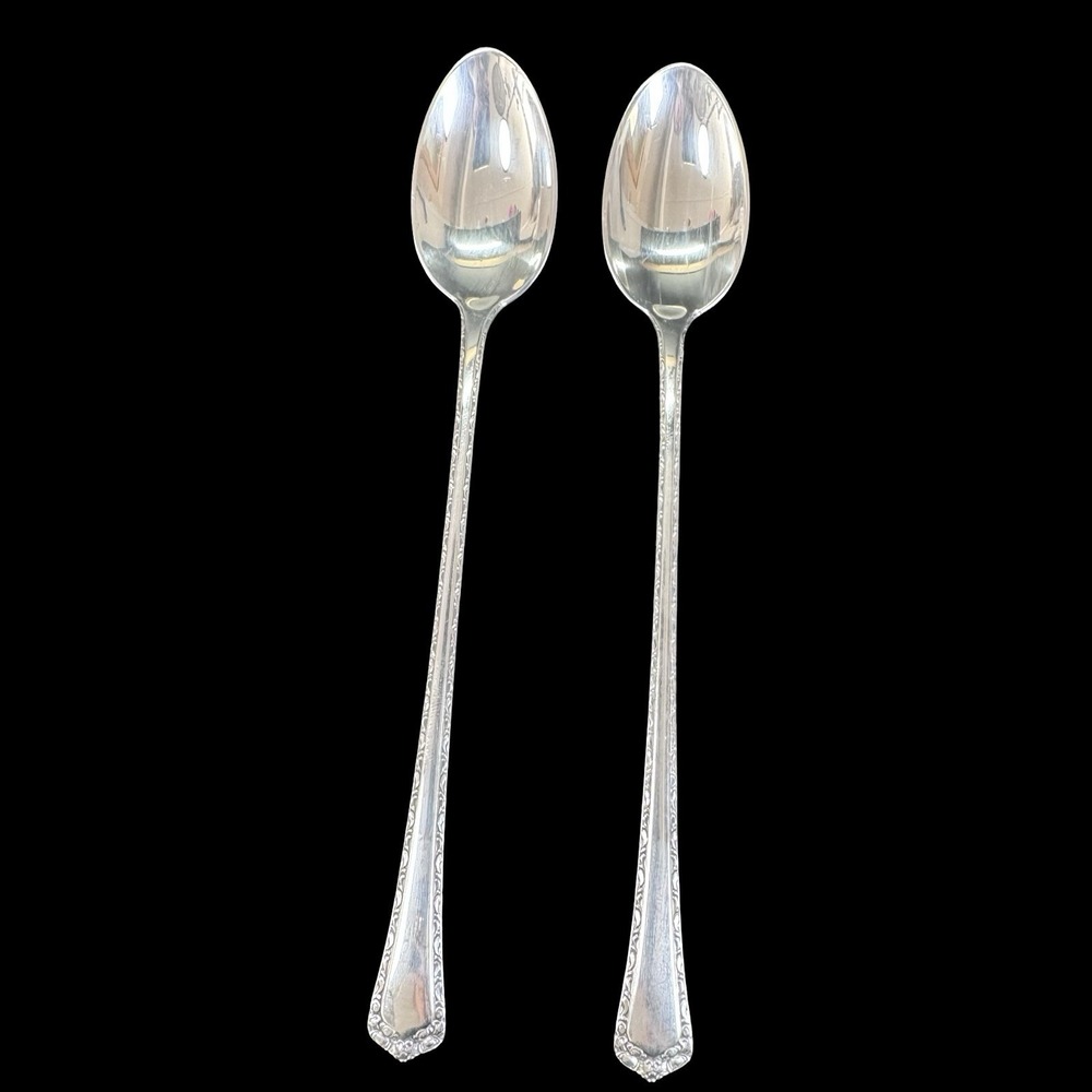 Rosemary by Easterling Sterling‎ Silver Iced Tea Spoons Set of 2